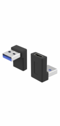 PremiumCord USB-C - USB 3.0 Male kur31-27 Zahnutá 90° redukce USB-C Female na USB-A Male