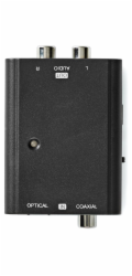 NEDIS převodník digitálního zvuku na stereofonní/ 1cestný/ zásuvka RCA + zásuvka Toslink/ 2x zásuvka RCA (Stereo)
