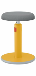 LEITZ Ergonomická balanční židle pro sezení/stání  ERGO Cosy Stool, teplá žlutá