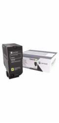 Lexmark CX/CS/ 727,728  Yellow Toner Cartridge 75B0040 - 10 000 str.