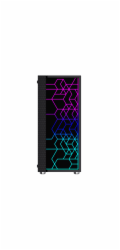 Gembird Fornax 2500 RGB CCC-FC-2500 Gembird Computer Fornax 2500 RGB/Midi Tower/Transpar./Černá