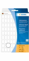 Herma Samolepicí etikety, bílé 10x16 mm 2592 ks - 2330