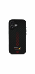 Pevné pouzdro Red Bull RBHMP16M24CFGSMK iPhone 16 Plus 6.7 černo/černé Carbon Fiber Power Bar MagSafe