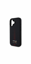 Pevný kryt Red Bull RBHMP16S24CFGSMK iPhone 16 6.1 černý/černý Carbon Fiber Power Bar MagSafe