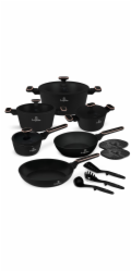 Sada nádobí s titanovým povrchem 15 ks Black Rose Collection BH-8363
