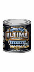 Hammerite Ultima Premium ochranná barva na kov, matná antracitově šedá, 250 ml