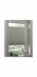 Plisovaná roleta Gardinia Concept Thermo 70 cm x 130 cm šedá