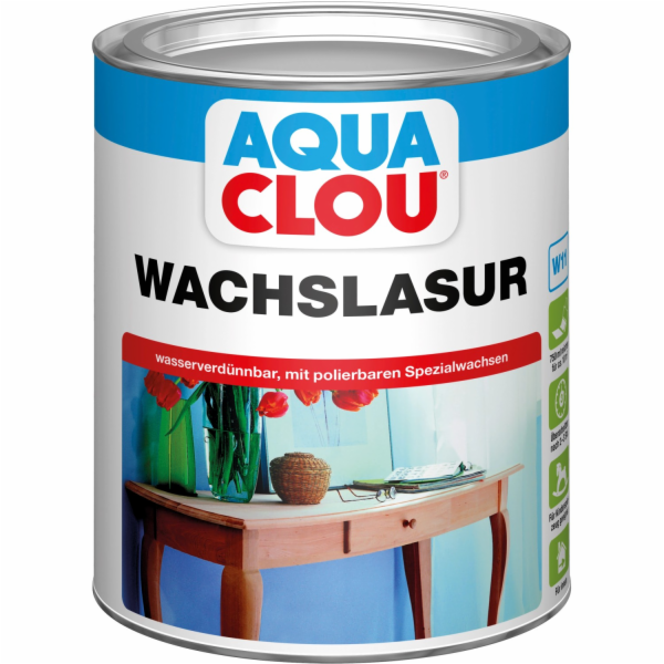 Vosková glazura Aqua Clou bílá 750 ml