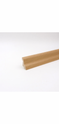 Soklová lišta Clipfix A, dýhovaný buk, pařená. 22 x 40 x 2500 mm