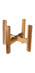 Univerzální dřevěný stojan 21 cm x 21 cm x 17 cm Hnědý