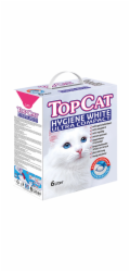 Stelivo pro kočky Top Cat Hygiene White Ultra 6 l