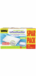 Náhradní sáčky do odvlhčovače UHU, výhodné balení 3 x 1000 g