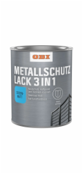 OBI Ochranná barva na kov 3v1 bílá saténová 375 ml