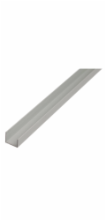 Sonstige U-profil hliník 20 mm x 22 mm x 1 000 mm stříbrný