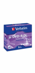 VERBATIM DVD+R(5-pack)DoubleLayer/Jewel/8x/8,5GB