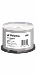 Verbatim DVD-R 4,7GB 16x, AZO, printable, spindle, 50ks (43755) DataLife Plus Wide Thermal Professional  No ID Brand