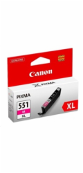 Canon CARTRIDGE CLI-551M XL purpurová pro Pixma iP, Pixma iX, Pixma MG a Pixma MX 6850, 725x, 925, 8750 (680 str.)
