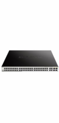 D-Link DGS-1210-52MP D-Link DGS-1210-52MP L2/L3 Smart+ PoE switch, 48x GbE PoE+, 4x RJ45/SFP, PoE 370W