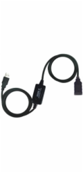 PREMIUMCORD USB 2.0 repeater a prodlužovací kabel A/M-A/F 10m