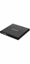 VERBATIM Externí CD/DVD Slimline vypalovačka USB 2.0 černá + Nero