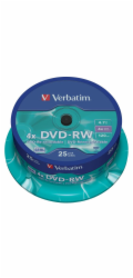 VERBATIM DVD-RW(25-pack)Spindle/4x/4.7GB
