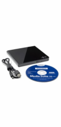 HITACHI LG - externí mechanika DVD-W/CD-RW/DVD±R/±RW/RAM GP57EB40, Slim, Black, box+SW