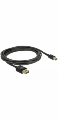 Delock - Kabel DisplayPort - DisplayPort s piny (male) do Mini DisplayPort s piny (male) - 2 m - černá - podpora 8K