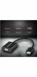 AXAGON RVH-VGAN, HDMI -> VGA redukce / adaptér, FullHD, audio výstup, micro USB nap. konektor