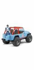Bruder Modré auto JEEP s řidičem
