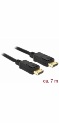 Delock - Kabel obrazovky - DisplayPort (M) do DisplayPort (M) - DisplayPort 1.2 - 7 m - černá