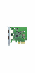QNAP QXP-10G2U3A - Dvouportová USB 3.2 Gen2 10Gb PCIe rozšiřující karta pro NAS a PC