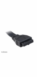 AKASA adaptér MB interní, Type-C USB3.1 Gen1 internal adapter cable + Type-A USB2.0  ports, 40 cm