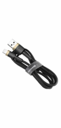 Baseus Cafule nabíjecí/datový kabel USB na Lightning 2,4A 1m, zlatá-černá