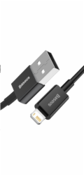 Baseus CALYS-A01 Superior Fast Charging Datový Kabel USB to Lightning 2.4A 1m Black