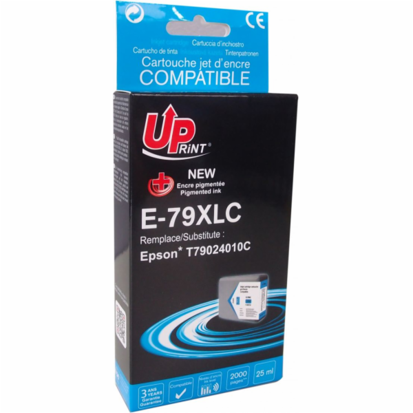 Inkoust UPrint E-79XLC / C13T79024010 (azurová)