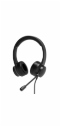 Port Designs 901605 PORT CONNECT - Stereo headset s mikrofonem, USB-A/USB-C, černá