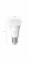 Philips Philips Hue E27 balení po čtyřech 4x800lm 60W - bílá Amb.
