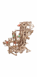 Ugears 3D dřevěné mechanické puzzle Kuličková dráha řetězová