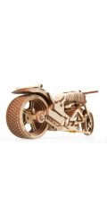 Hračka Ugears 3D dřevěné mechanické puzzle VM-02 Motorka (chopper)