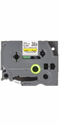 BROTHER TZESL651 - kazeta TZ šířky 24mm, lamino TZE-SL651, žlutá/černé písmo