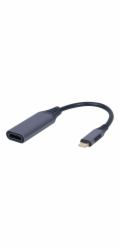 Gembird A-USB3C-HDMI-01 Gembird adaptér USB-C (M) na HDMI (F), 0.15m kabel, šedý
