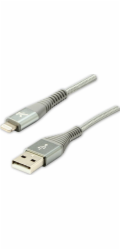 USB kabel USB-A - Lightning 1 m Bílý