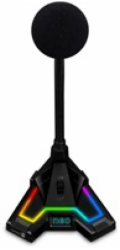 Connect IT CMI-3590-BK CONNECT IT NEO RGB ProMIC mikrofon, podsvícený, USB, ČERNÝ
