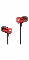 GENIUS headset HS-M316 METALLIC RED/ červený/ 4pin 3,5 mm jack