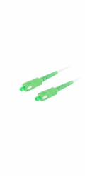 LANBERG optický patch cord SM SC/APC-SC/APC simplex 25m LSZH G657A2 průměr 3mm, barva bílá