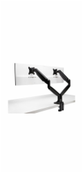 Kensington SmartFit One-Touch Height Adjustable Dual Monitor Arm - Montážní sada - nastavitelné rameno - pro 2 monitory - hliník, plast, ocel - velikost obrazovky: 13"-34" - svorka ve tvaru C, průchod