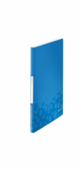 LEITZ Katalogová kniha  WOW, PP, 20 kapes, modrá