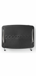 Nedis ERGOFR200BK NEDIS ergonomická podnožka/ kovová/ černá