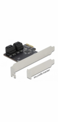 Delock Karta PCI Express x1 SATA se 4 porty - Low Profile