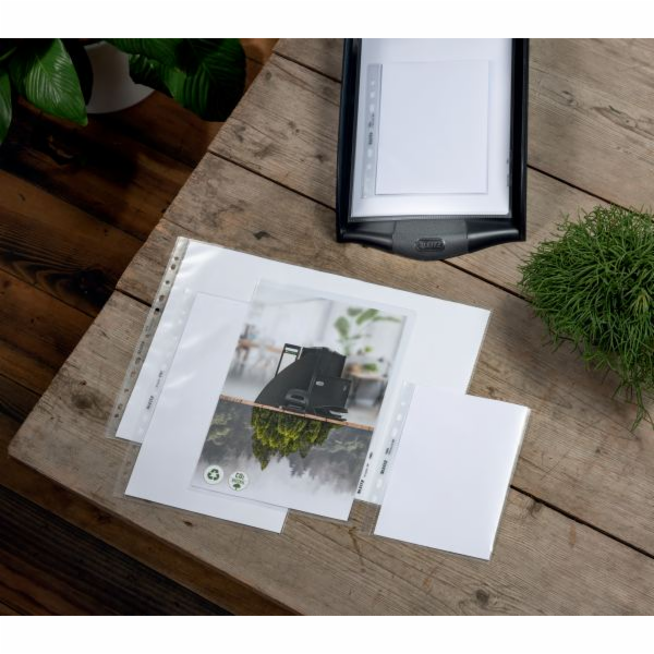 LEITZ Ekologické desky  RECYCLE, A4, 140 mic, sáček 25 ks